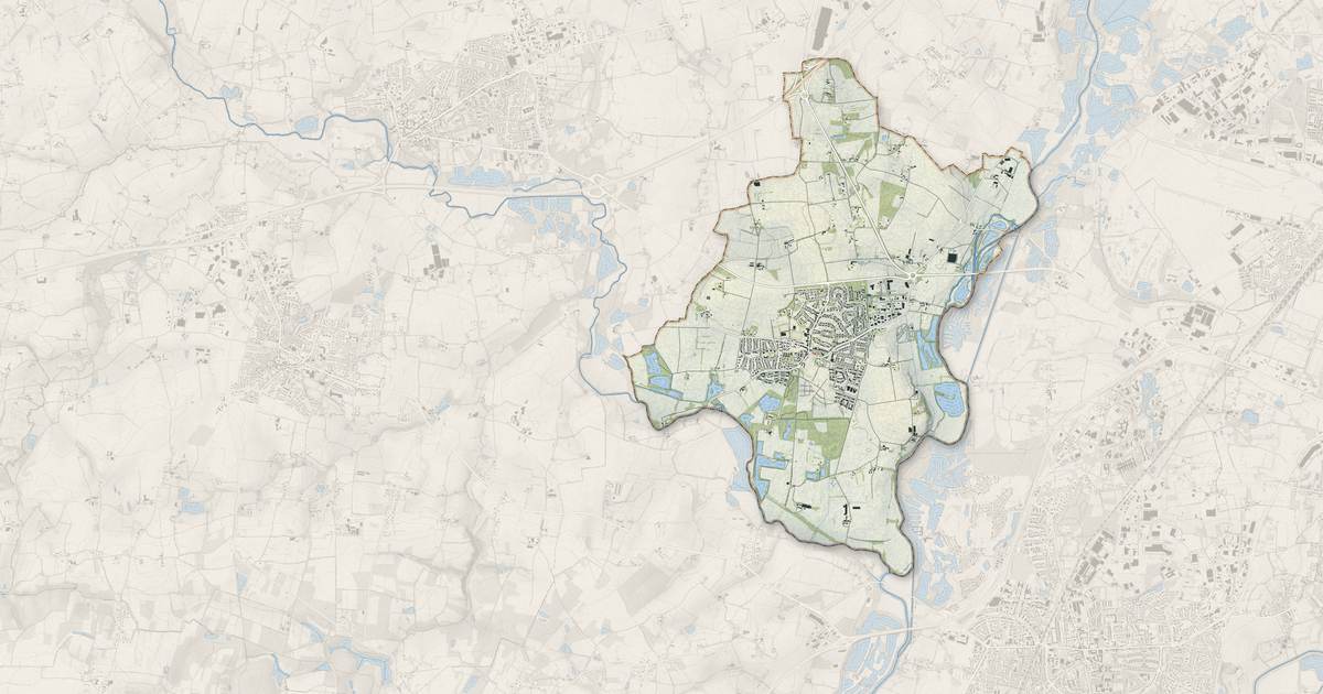 Portrait cartographique de Chavagne : relief, eau, forêts, bâti et voies, calculés à partir des données de l'IGN
