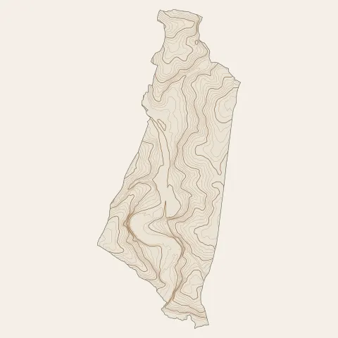 Chevaigné : courbes de niveau