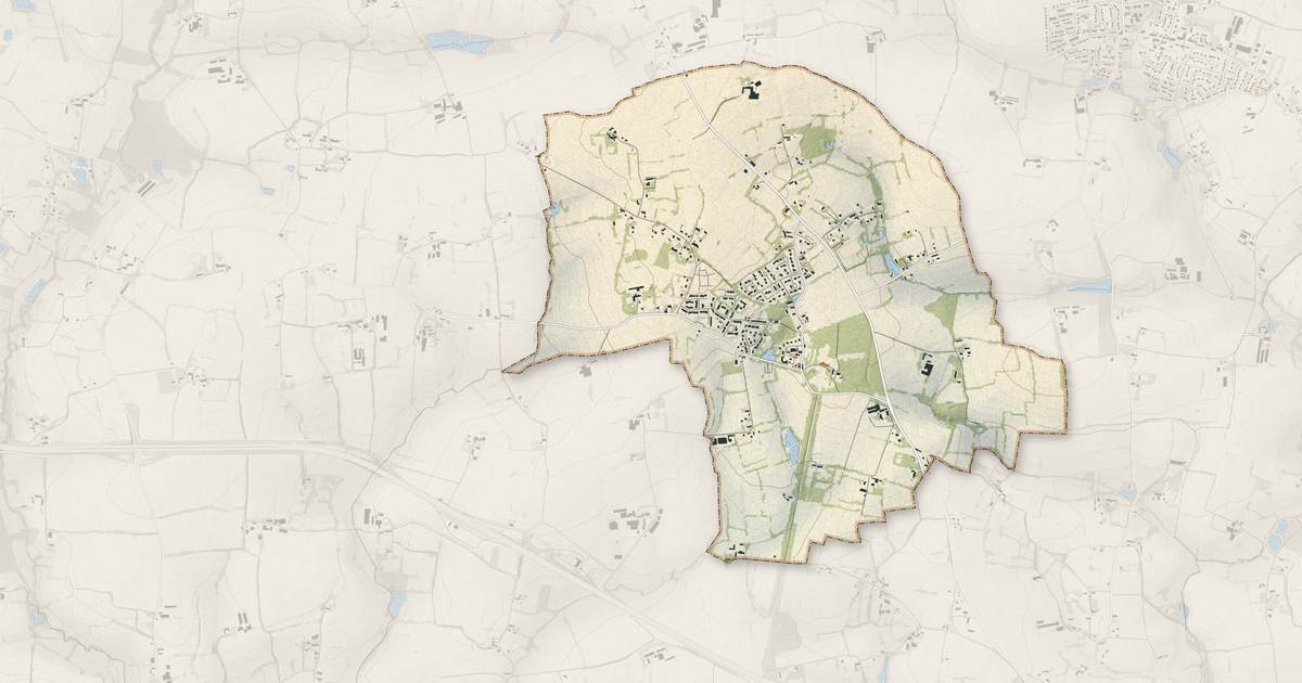 Portrait cartographique de Clayes : relief, eau, forêts, bâti et voies, calculés à partir des données de l'IGN