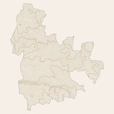 Combourg : courbes de niveau