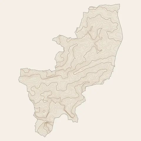 Domalain : courbes de niveau