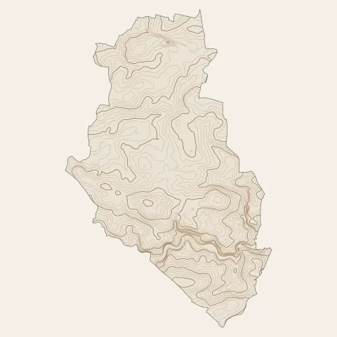 Domloup : courbes de niveau