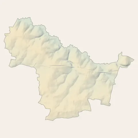Étrelles : relief