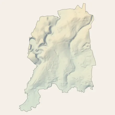 Fougères : relief