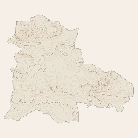Grand-Fougeray : courbes de niveau