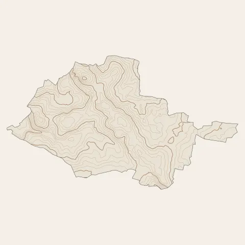 La Guerche-de-Bretagne : courbes de niveau