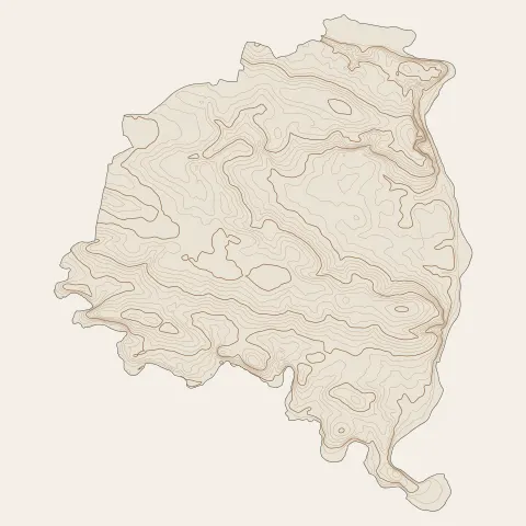 Guichen : courbes de niveau