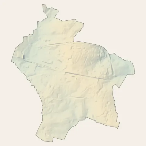 L'Hermitage : relief