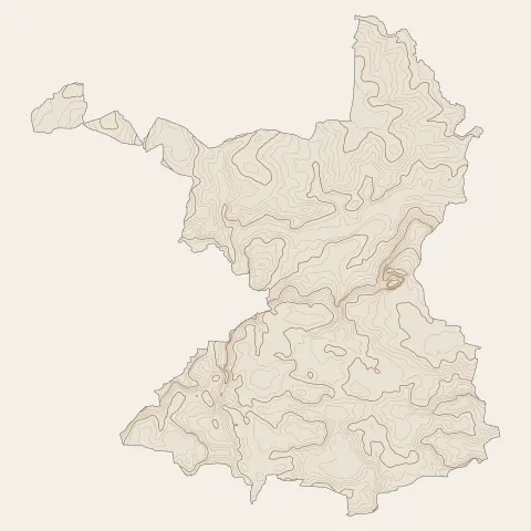 Iffendic : courbes de niveau