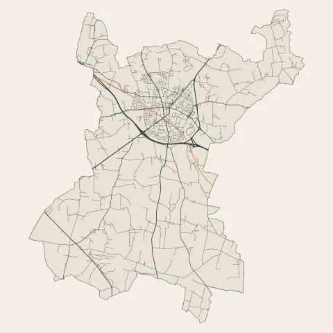 Janzé : voies