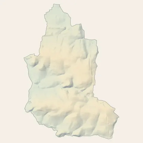 Laillé : relief