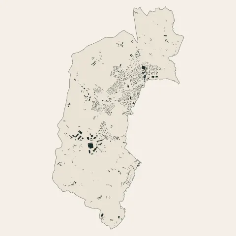 Lécousse : bâti