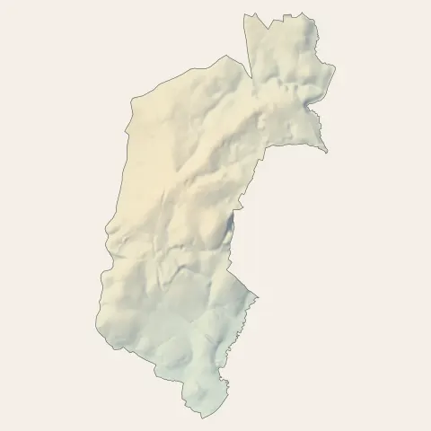 Lécousse : relief