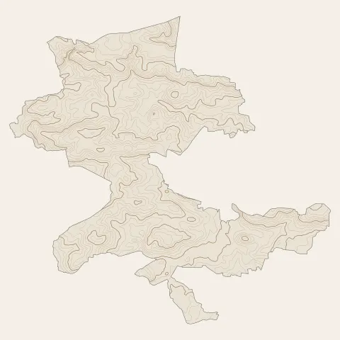 Val d'Anast : courbes de niveau