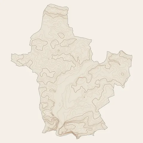 Guipry-Messac : courbes de niveau
