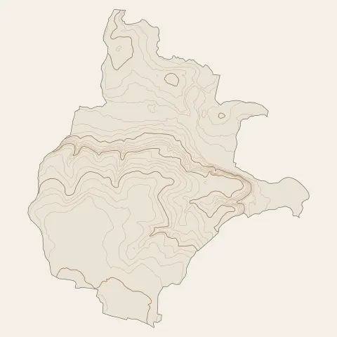 Montfort-sur-Meu : courbes de niveau