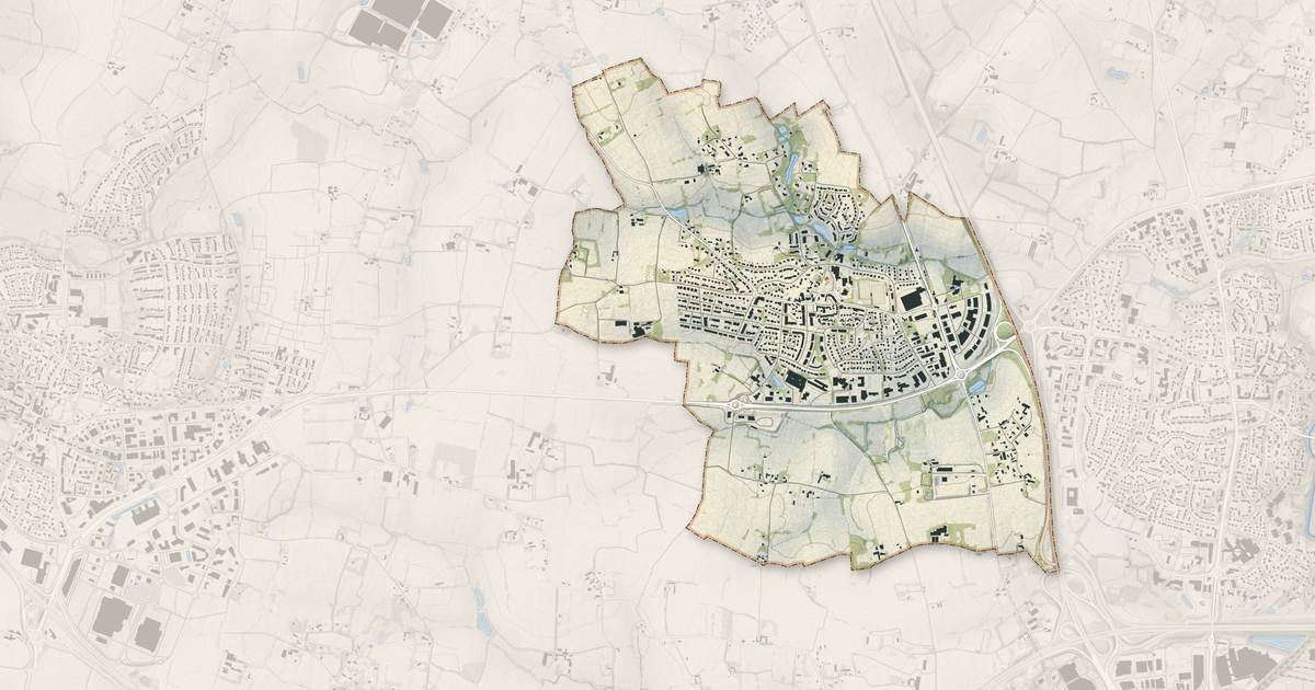 Portrait cartographique de Montgermont : relief, eau, forêts, bâti et voies, calculés à partir des données de l'IGN