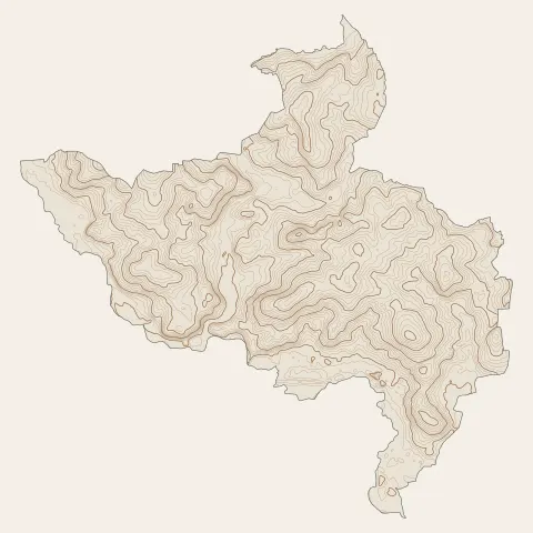 Mordelles : courbes de niveau