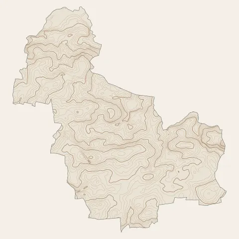 Noyal-sur-Vilaine : courbes de niveau
