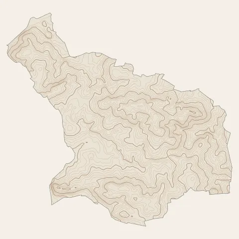 Pipriac : courbes de niveau