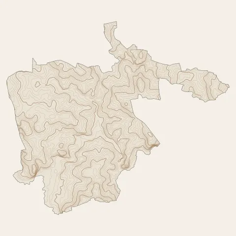 Piré-Chancé : courbes de niveau