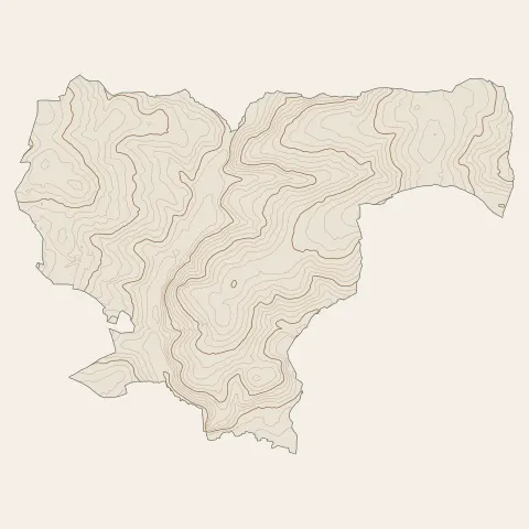 Pleumeleuc : courbes de niveau