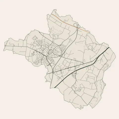 Le Rheu : voies