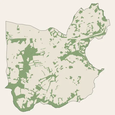 La Richardais : bois, forêts et landes