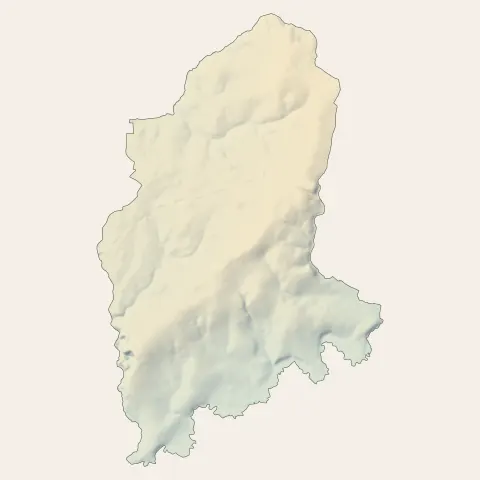 Romagné : relief