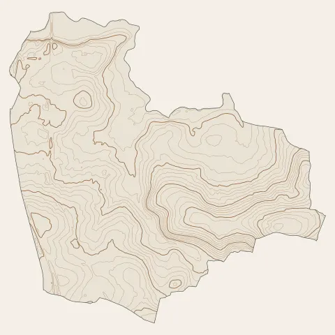 Saint-Armel : courbes de niveau