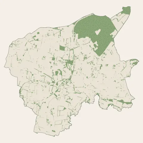 Saint-Aubin-d'Aubigné : bois, forêts et landes