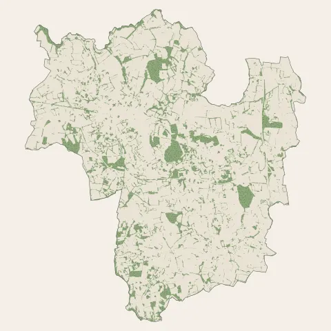 Maen Roch : bois, forêts et landes