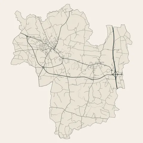 Maen Roch : voies