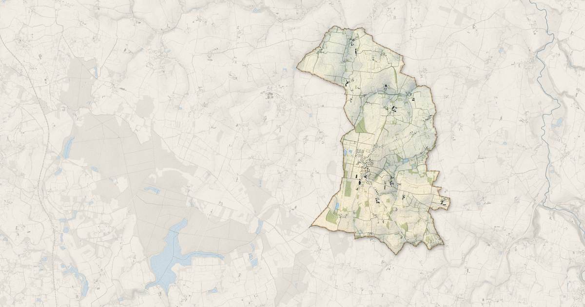 Portrait cartographique de Saint-Rémy-du-Plain : relief, eau, forêts, bâti et voies, calculés à partir des données de l'IGN