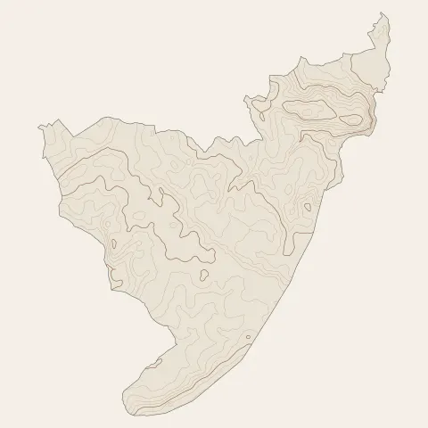 Sens-de-Bretagne : courbes de niveau