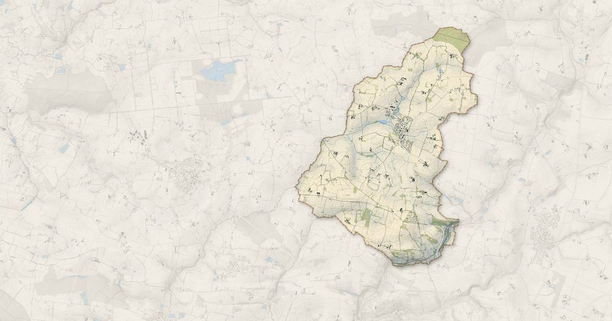 Portrait cartographique de Taillis : relief, eau, forêts, bâti et voies, calculés à partir des données de l'IGN