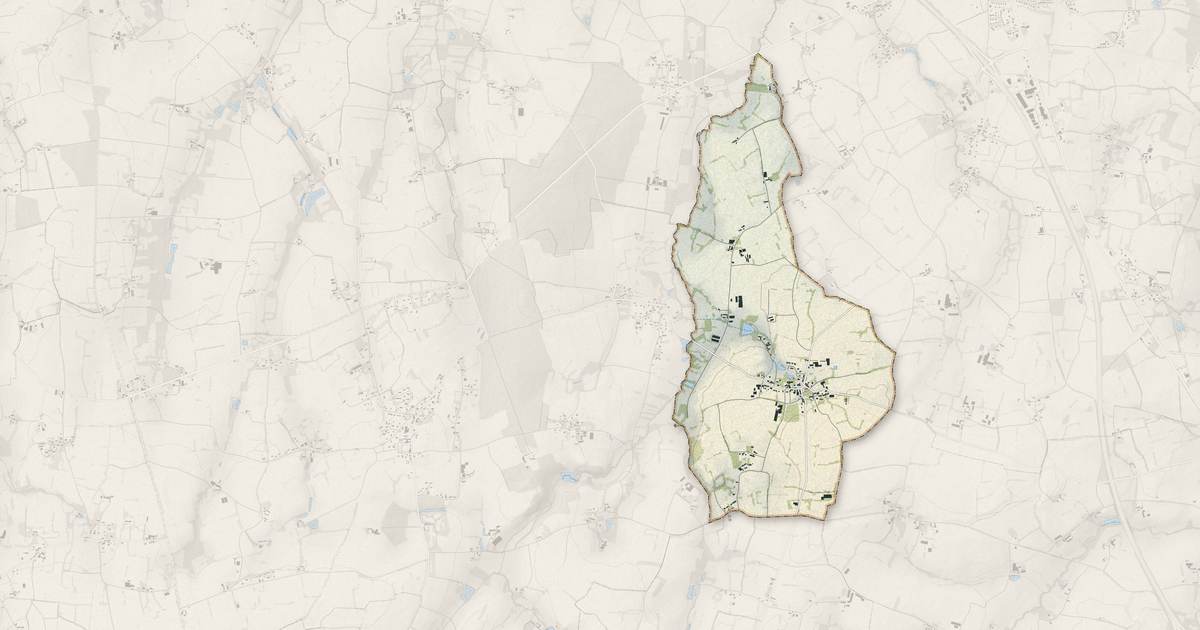 Portrait cartographique de Trimer : relief, eau, forêts, bâti et voies, calculés à partir des données de l'IGN