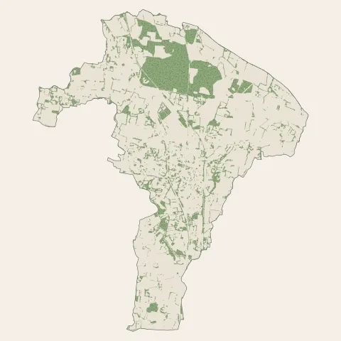 Vern-sur-Seiche : bois, forêts et landes