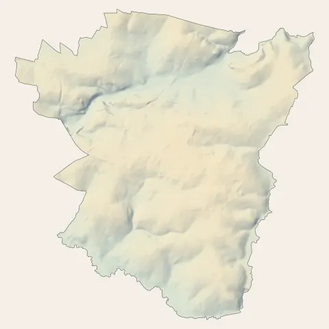 Vitré : relief