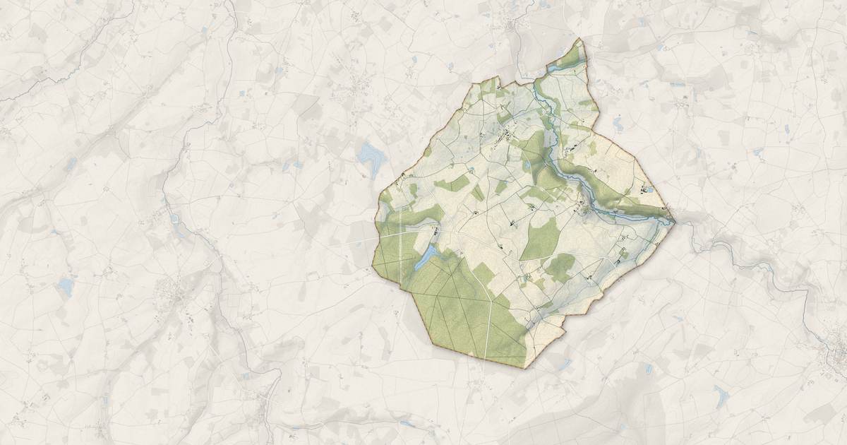 Portrait cartographique de Bagneux : relief, eau, forêts, bâti et voies, calculés à partir des données de l'IGN