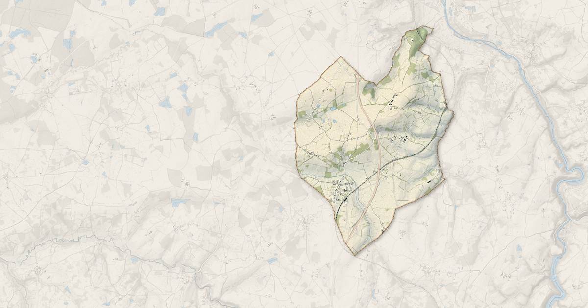 Portrait cartographique de Celon : relief, eau, forêts, bâti et voies, calculés à partir des données de l'IGN