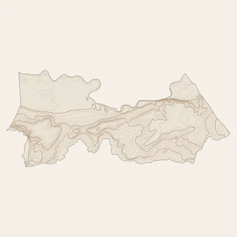 Chabris : courbes de niveau
