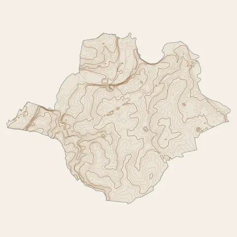 Châteauroux : courbes de niveau