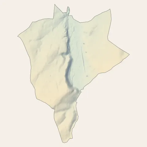 La Châtre : relief