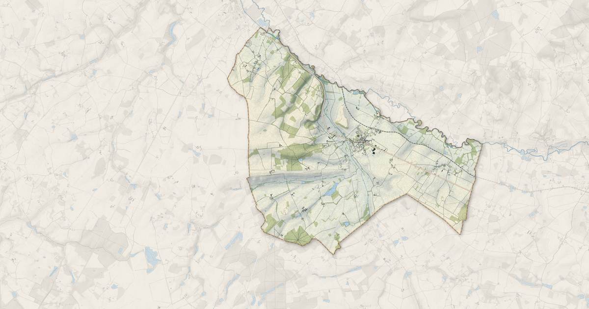 Portrait cartographique de Clion : relief, eau, forêts, bâti et voies, calculés à partir des données de l'IGN