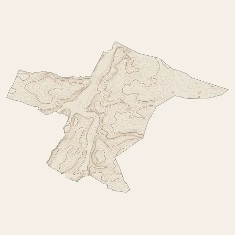 Issoudun : courbes de niveau