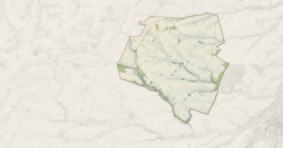 Portrait cartographique de Lizeray : relief, eau, forêts, bâti et voies, calculés à partir des données de l'IGN
