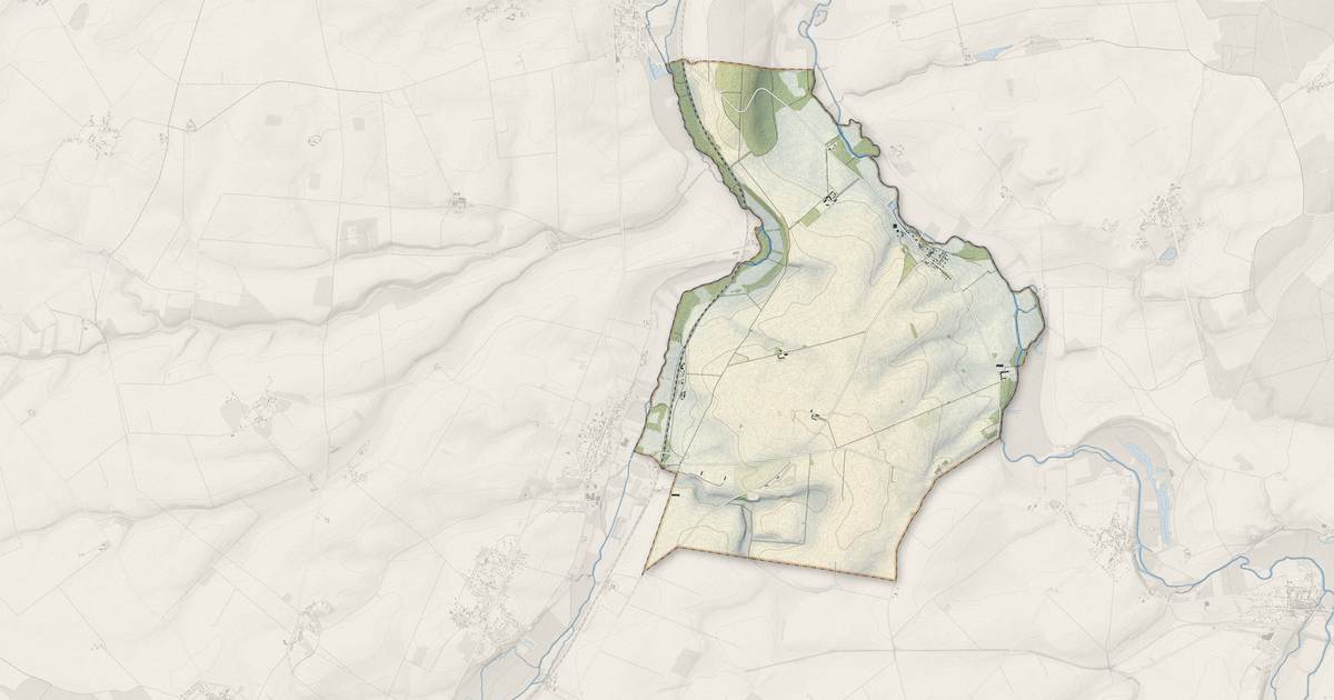 Portrait cartographique de Migny : relief, eau, forêts, bâti et voies, calculés à partir des données de l'IGN