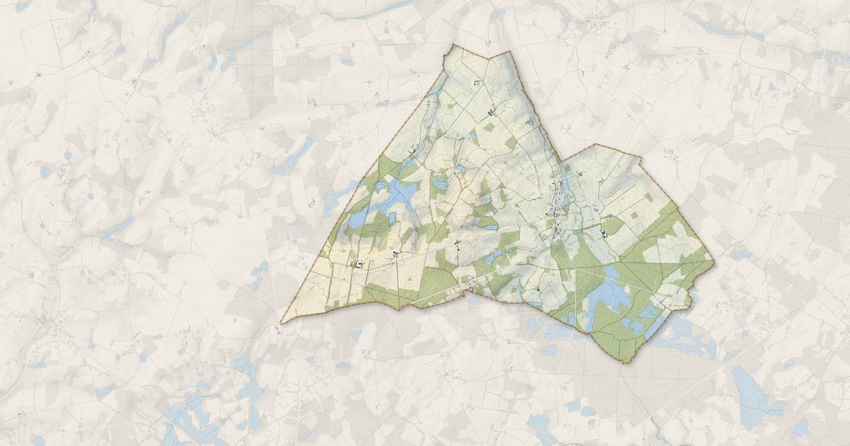Portrait cartographique de Saulnay : relief, eau, forêts, bâti et voies, calculés à partir des données de l'IGN