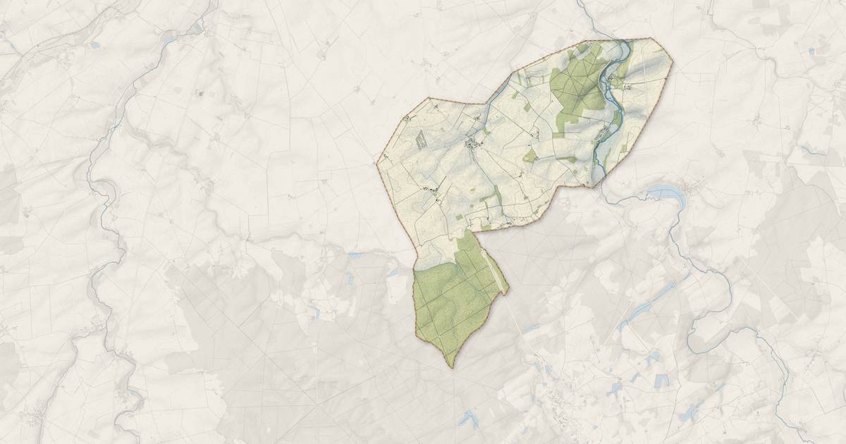 Portrait cartographique de Ségry : relief, eau, forêts, bâti et voies, calculés à partir des données de l'IGN